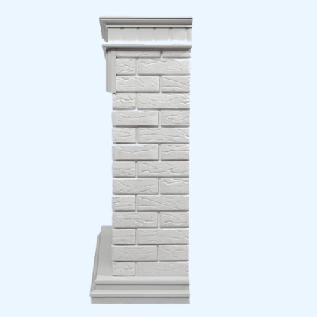 Bricks 25 камень белый, белая эмаль (1277346) Firelight Портал